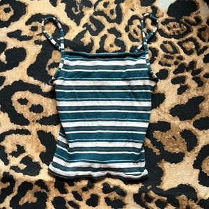 multicolor garage crop top size extra small